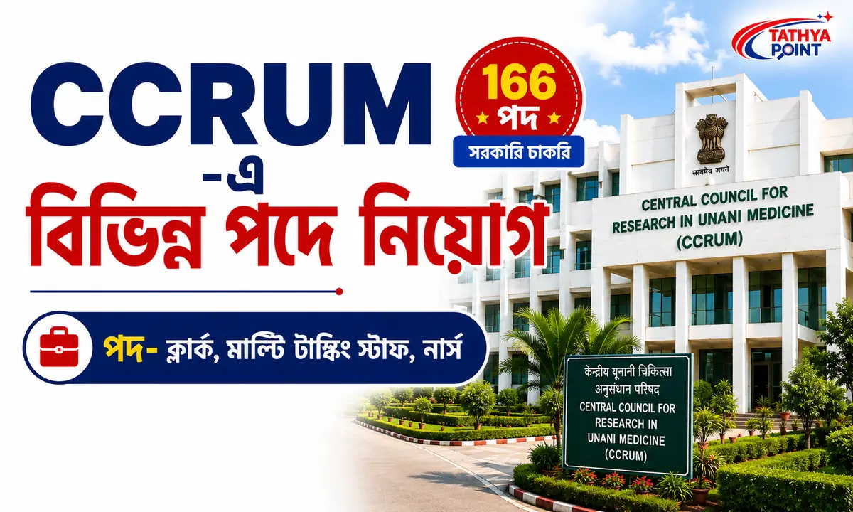 CCRUM Recruitment 2026 - Apply Online for 166 Vacancies