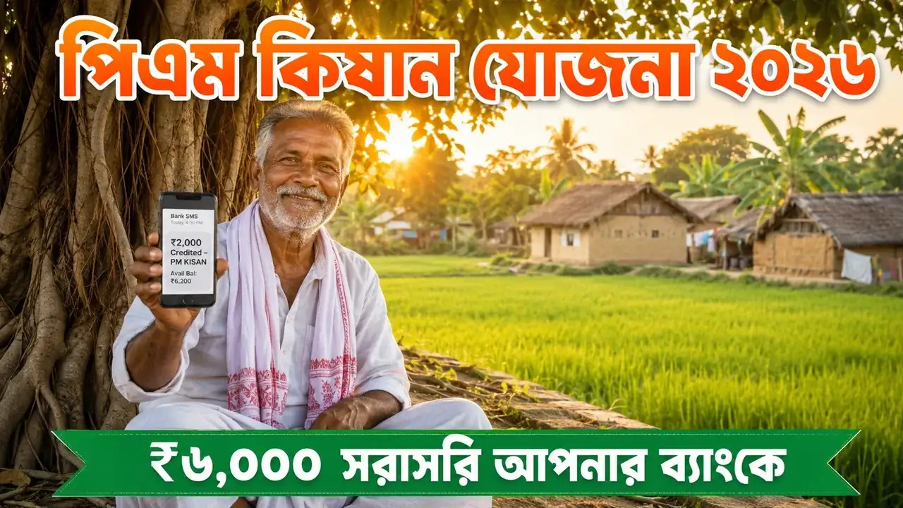 PM KISAN Yojana 2026 West Bengal farmer receiving ₹2000 installment