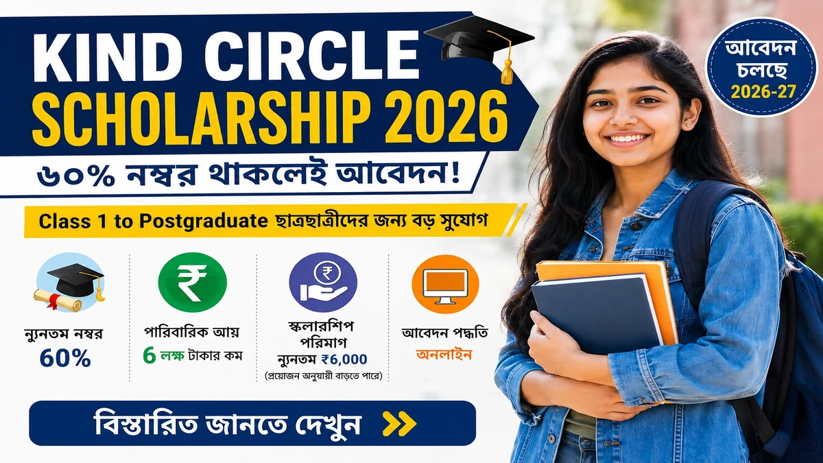 Kind Circle Scholarship 2026 apply online for Indian students