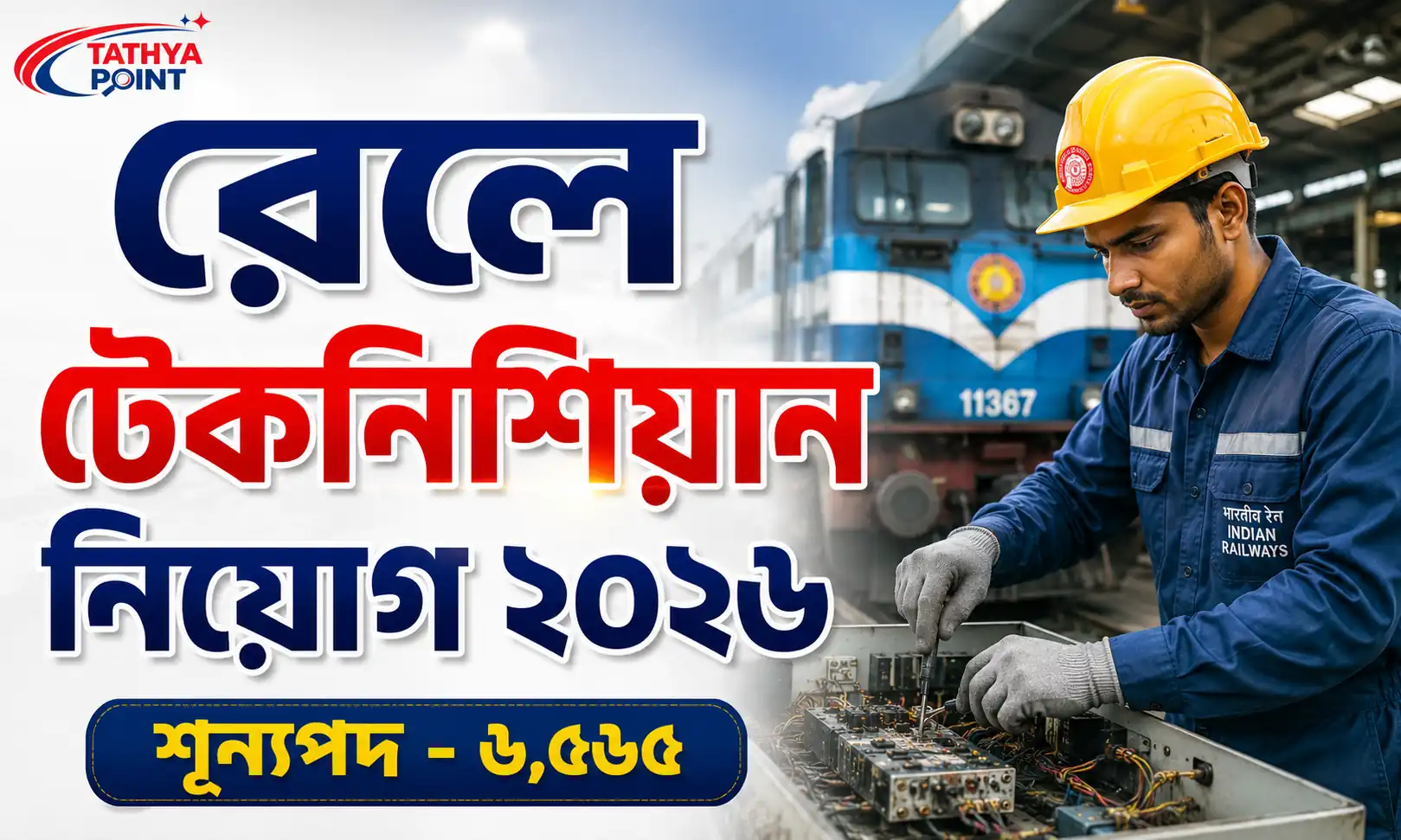 RRB Technician Recruitment 2026 – 6565 Vacancy CEN 02/2026