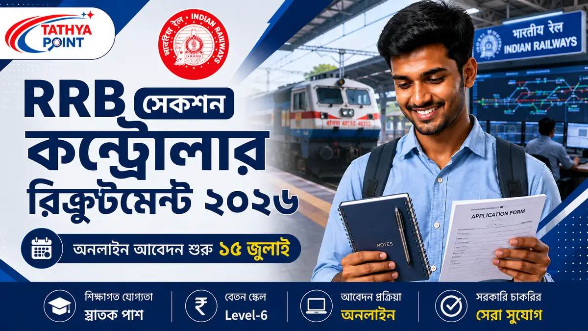 RRB Section Controller Recruitment 2026 Apply Online for 119 Vacancy Indian Railway Section Controller Notification