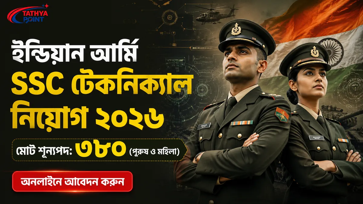Indian Army SSC Technical 68th Men & Women Recruitment 2026 Notification